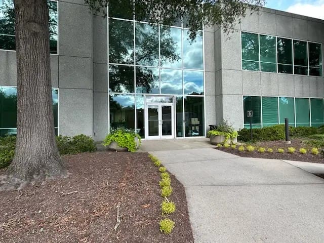 Front of building