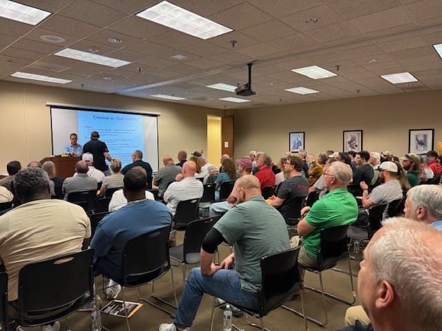 Utah concealed carry class in progress